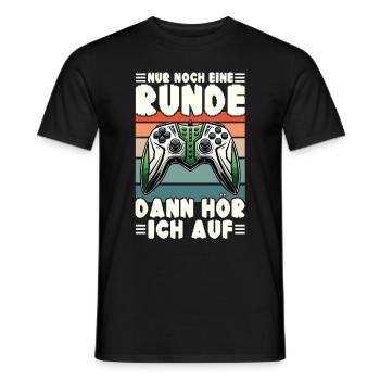 Encore un tour, puis j’écouterai sur consoles - T-shirt homme - noir - Devant - AI Model Male 178 light (178cm)