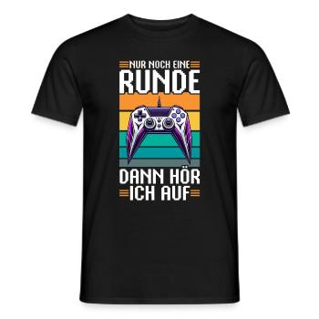 Encore un tour, puis j’écouterai sur consoles - T-shirt homme - noir - Devant - AI Model Male 178 light (178cm)