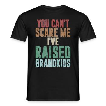 Grand-père Grand-père Pops Grand-parent - T-shirt homme - noir - Devant - AI Model Male 178 light (178cm)
