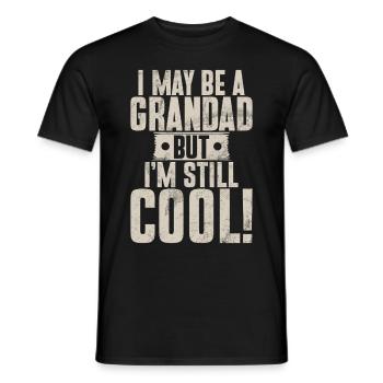 Grand-père Grand-père Pops Grand-parent - T-shirt homme - noir - Devant - AI Model Male 178 light (178cm)