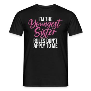 Sister Brother Matching Siblings Twins - Men's T-Shirt - black - Front - AI Model Male 178 light (178cm)