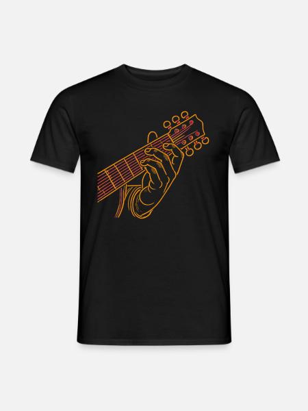 Guitarist Guitarist Musician Guitar Music - Men's T-Shirt - black