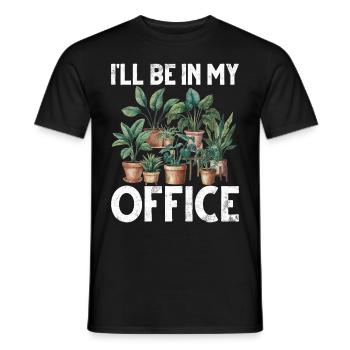 Garden Plants Gardener Garden Lover Planting - Men's T-Shirt - black - Front - AI Model Male 178 light (178cm)