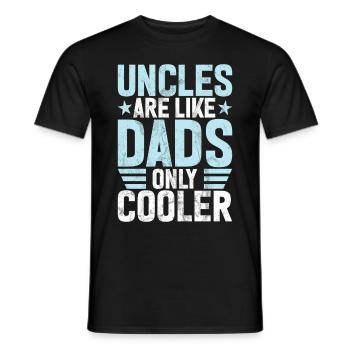 Meilleur oncle fier oncle citation humour - T-shirt homme - noir - Devant - AI Model Male 178 light (178cm)