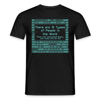 Programmierer Computercodierungssoftwareentwickler - Männer T-Shirt - Schwarz - Vorne - AI Model Male 178 light (178cm)