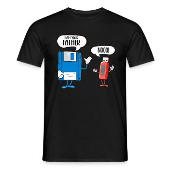 Programmierer Computercodierungssoftwareentwickler - Männer T-Shirt - Schwarz - Vorne - AI Model Male 178 light (178cm)