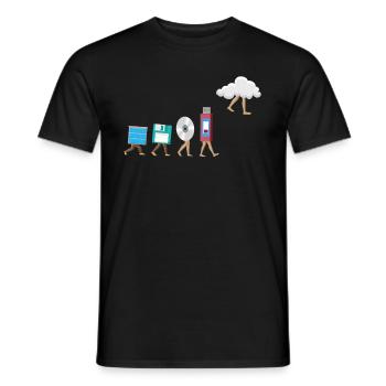 Programmeur, Codage informatique, Développeur de logiciels - T-shirt homme - noir - Devant - AI Model Male 178 light (178cm)