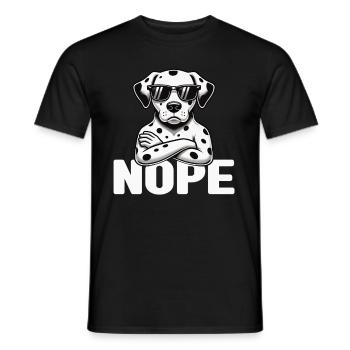 Dalmatiner Hunde Liebhaber Hundebesitzer - Männer T-Shirt - Schwarz - Vorne - AI Model Male 178 light (178cm)
