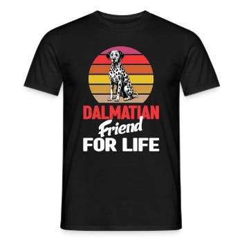 Dalmatiner Hunde Liebhaber Hundebesitzer - Männer T-Shirt - Schwarz - Vorne - AI Model Male 178 light (178cm)