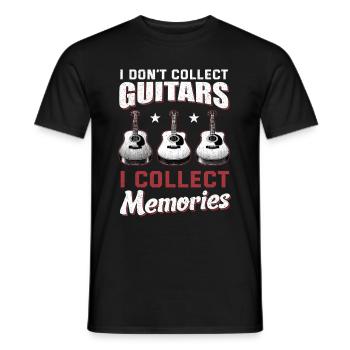 Gitarrist Musiker Gitarrenmusik - Männer T-Shirt - Schwarz - Vorne - AI Model Male 178 light (178cm)