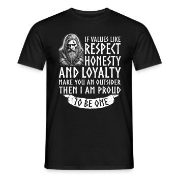 Viking Norse Gods Nordman Mythology - Men's T-Shirt - black - Front - AI Model Male 178 light (178cm)