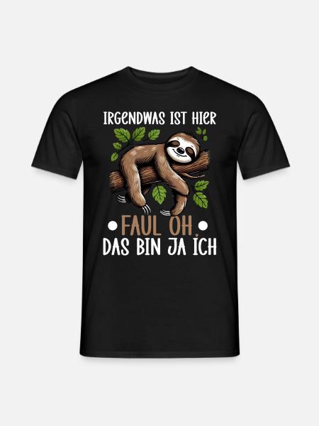 Sloth Lazy Sloth Lover Sloths - Men's T-Shirt - black