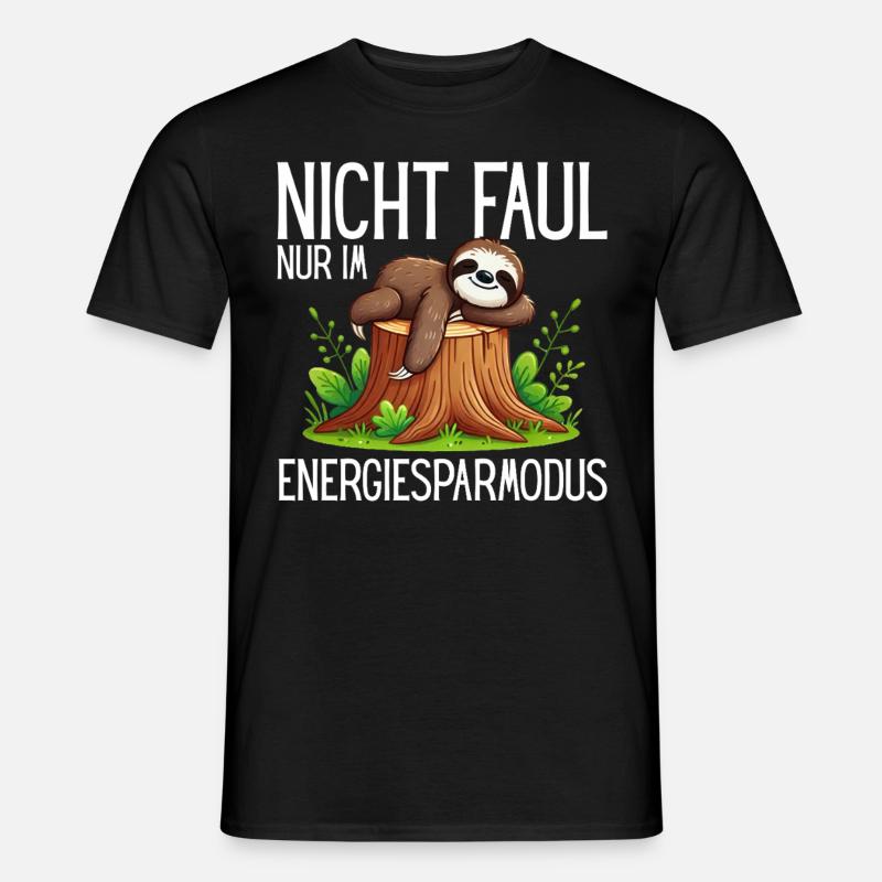 Sloth Lazy Sloth Lover Sloths - Men's T-Shirt - black