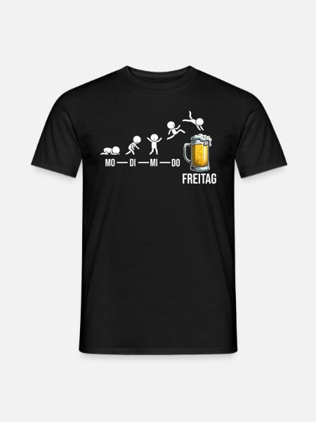 Friday Weekend Beer Lovers Sarcastic - Men's T-Shirt - black