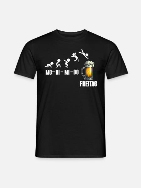 Friday Weekend Beer Lovers Sarcastic - Men's T-Shirt - black