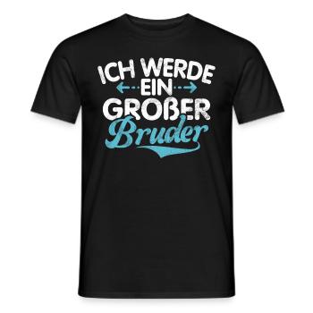 Big Brother Baby Lover Older Sibling - Men's T-Shirt - black - Front - AI Model Male 178 light (178cm)