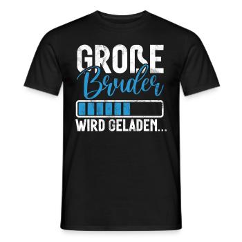 Big Brother Baby Lover Older Sibling - Men's T-Shirt - black - Front - AI Model Male 178 light (178cm)