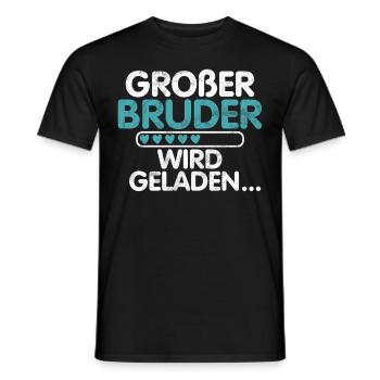 Big Brother Baby Lover Older Sibling - Men's T-Shirt - black - Front - AI Model Male 178 light (178cm)