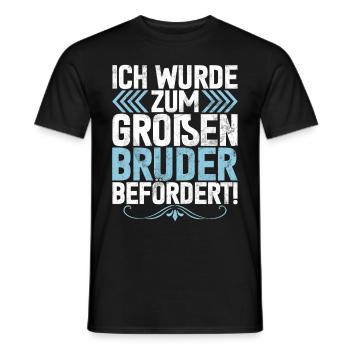 Big Brother Baby Lover Older Sibling - Men's T-Shirt - black - Front - AI Model Male 178 light (178cm)