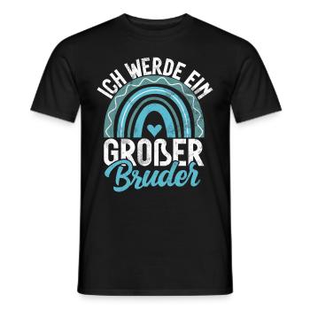 Big Brother Baby Lover Older Sibling - Men's T-Shirt - black - Front - AI Model Male 178 light (178cm)