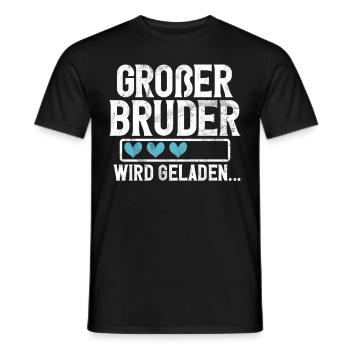 Big Brother Baby Lover Older Sibling - Men's T-Shirt - black - Front - AI Model Male 178 light (178cm)