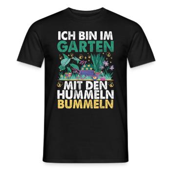 Gärtner Pflanzen Gartenarbeit Gartenbau - Männer T-Shirt - Schwarz - Vorne - AI Model Male 178 light (178cm)