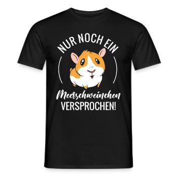 Just One More Guinea Pig - I Promise! - Männer T-Shirt - Schwarz - Vorne - AI Model Male 178 light (178cm)