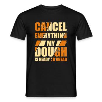 Dough Is Ready To Knead | Bread Baking - Männer T-Shirt - Schwarz - Vorne - AI Model Male 178 light (178cm)
