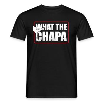 Ce que la Chapa - Capoeira - T-shirt homme - noir - Devant - AI Model Male 178 light (178cm)