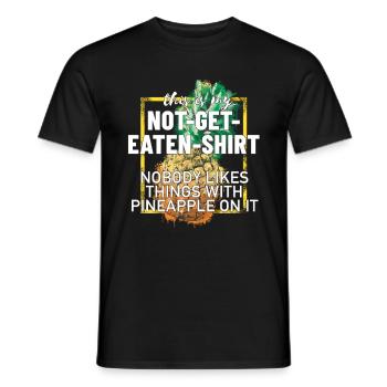 Drôle de cadeau d’ananas - T-shirt homme - noir - Devant - AI Model Male 178 light (178cm)