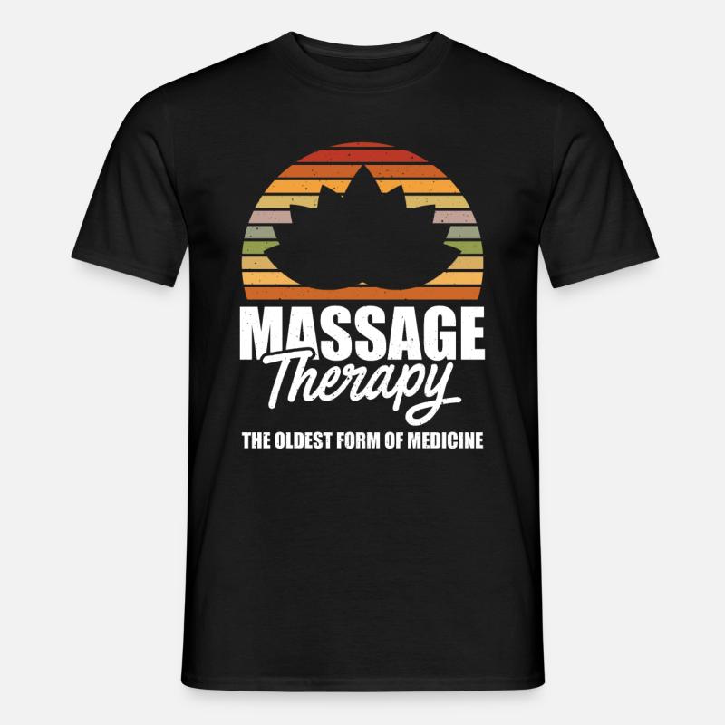 Massage Therapist - Männer T-Shirt - Schwarz