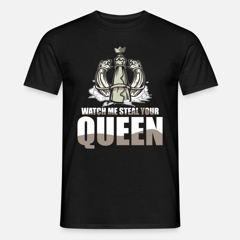 Funny Chess Player - Männer T-Shirt - Schwarz