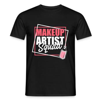 Makeup Artist Squad - Men's T-Shirt - black - Front - AI Model Male 178 light (178cm)