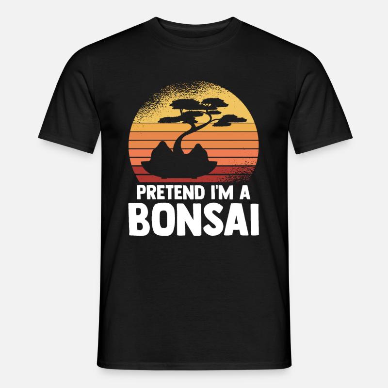 Bonsai Tree - Männer T-Shirt - Schwarz