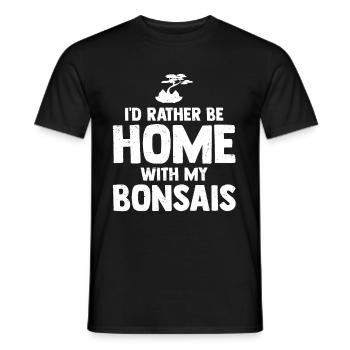 Bonsaï - T-shirt homme - noir - Devant - AI Model Male 178 light (178cm)