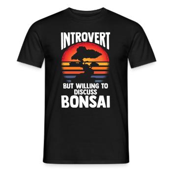 Bonsaï - T-shirt homme - noir - Devant - AI Model Male 178 light (178cm)