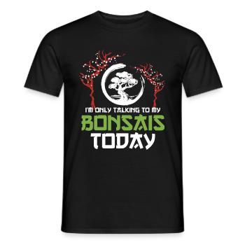 Bonsaï - T-shirt homme - noir - Devant - AI Model Male 178 light (178cm)
