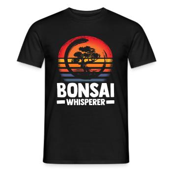 Bonsaï - T-shirt homme - noir - Devant - AI Model Male 178 light (178cm)