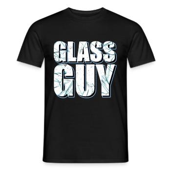 Glass Guy - Glassblowing - Männer T-Shirt - Schwarz - Vorne - AI Model Male 178 light (178cm)