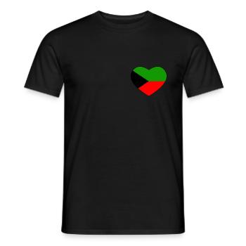 Martinique Flagge von Martinique Karibische Antillen - Männer T-Shirt - Schwarz - Vorne - AI Model Male 178 light (178cm)