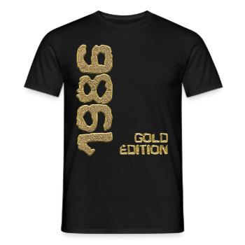 Geburtstag 38 Jahre 1986 Männlich Frau Jahr 80 - Männer T-Shirt - Schwarz - Vorne - AI Model Male 178 light (178cm)
