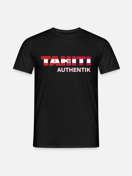 Drapeau Tahiti Cadeau Homme Garçon Fille - T-shirt homme - noir