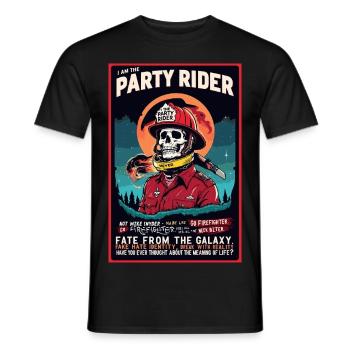 CAVALIER FESTIF - T-shirt homme - noir - Devant - AI Model Male 178 light (178cm)