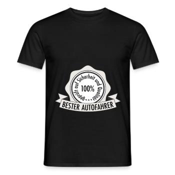 Bester Autofahrer Shirt Geschenkidee - Männer T-Shirt - Schwarz - Vorne - AI Model Male 178 light (178cm)