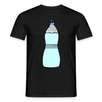 Flacon - T-shirt homme - noir - Devant - AI Model Male 178 light (178cm)