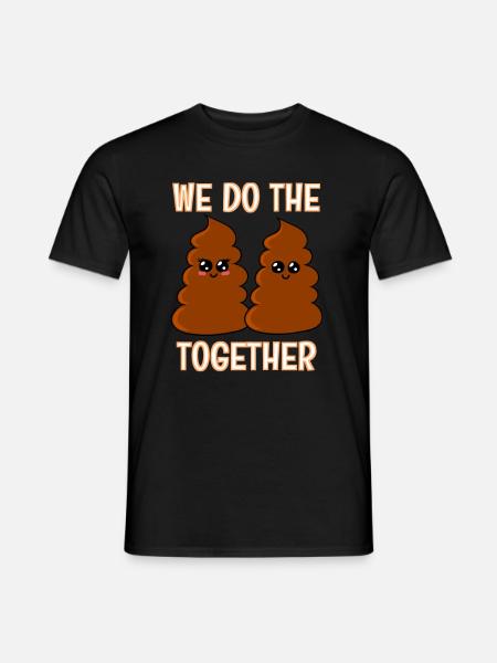 Shit - Funny - Men's T-Shirt - black