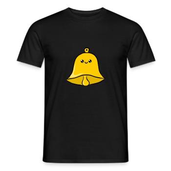 Bell jar - Men's T-Shirt - black - Front - AI Model Male 178 light (178cm)