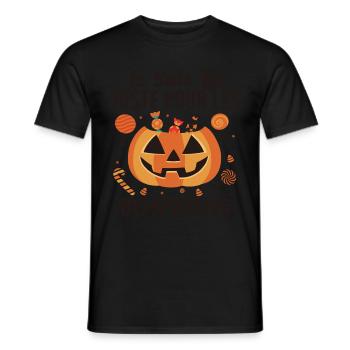 Là Juste Pour Les Bonbons Halloween Fête Horreur - T-shirt homme - noir - Devant - AI Model Male 178 light (178cm)