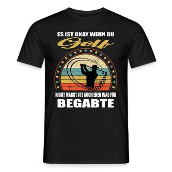 Lustiger Spruch für den Golfer Mann & Frau Golf - Männer T-Shirt - Schwarz - Vorne - AI Model Male 178 light (178cm)