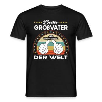 Bester großvater der Welt - Männer T-Shirt - Schwarz - Vorne - AI Model Male 178 light (178cm)